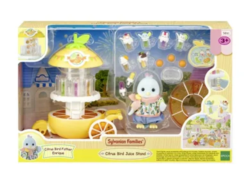 Sylvanian Families, Cytrynowy bar sokowy, zestaw z figurką, 5861 - smyk.com