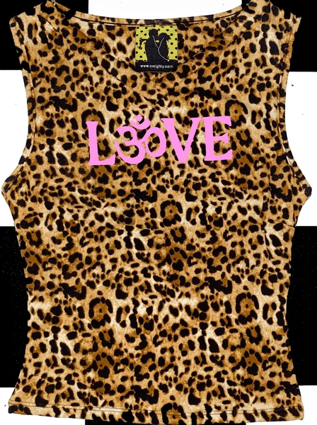 SWEET LORD O'MIGHTY! OM LEOPARD V NECK