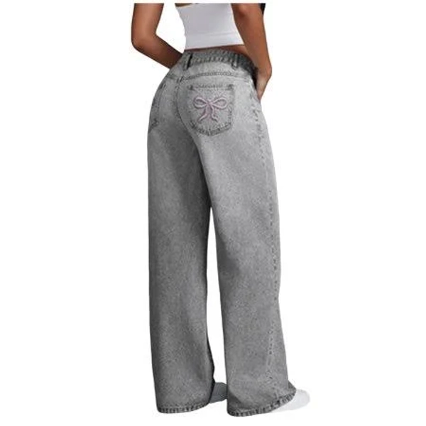 Yocbz Girls' Baggy Bell Bottom Trousers
