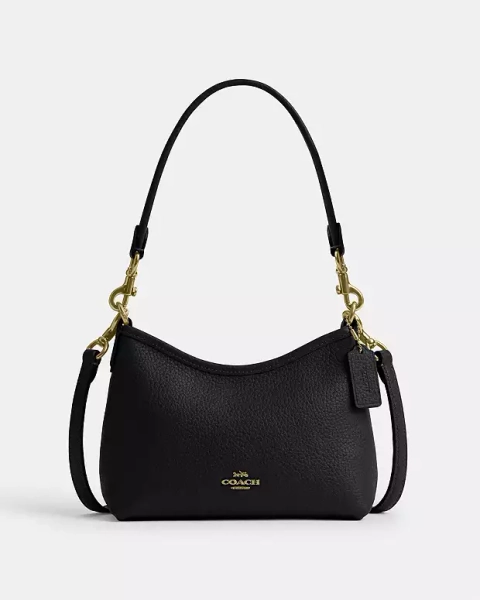 Gold/Black Laurel Small Shoulder Bag