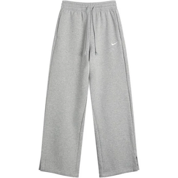 Nike Women's Phoenix Fleece Wide Sweat Pant in Grey/Sail, Size XL | END Clothing