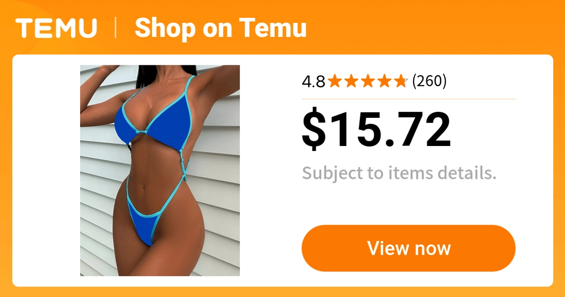 new european   womens one piece swimsuit sexy - Temu