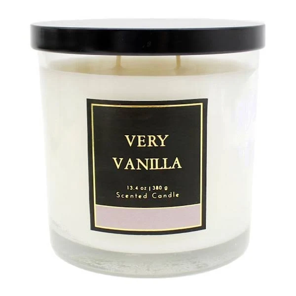 At Home Very Vanilla Scented Jar Candle