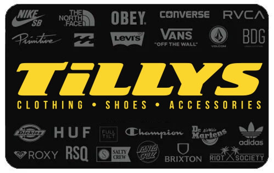 Gift Card - Tillys - 10Tillys