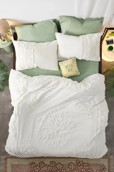 Ecru Jackie Tufted Duvet Set