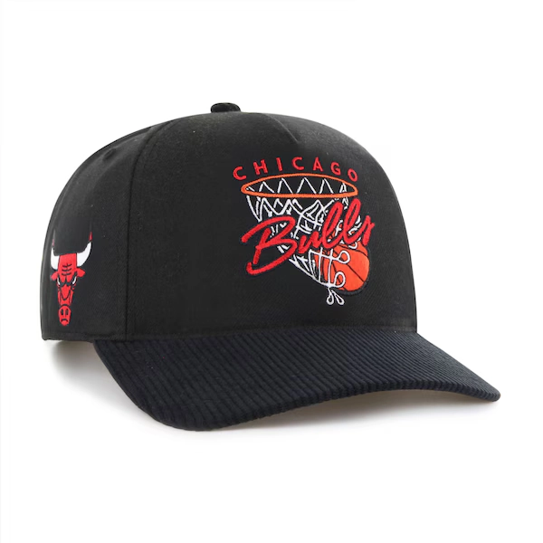  Chicago Bulls '47 Nothing But Net Hitch Adjustable Hat - Black