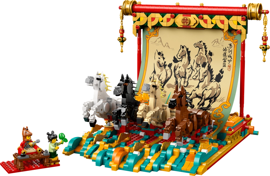 Galloping Horses Canvas