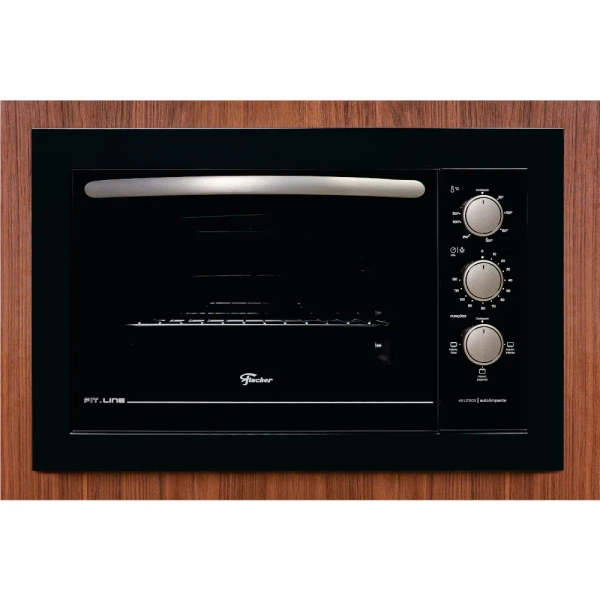 Forno Elétrico de Embutir Fischer Fit Line 48L Preto 34493