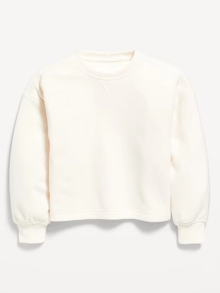 Long-Sleeve Microfleece Top for Girls