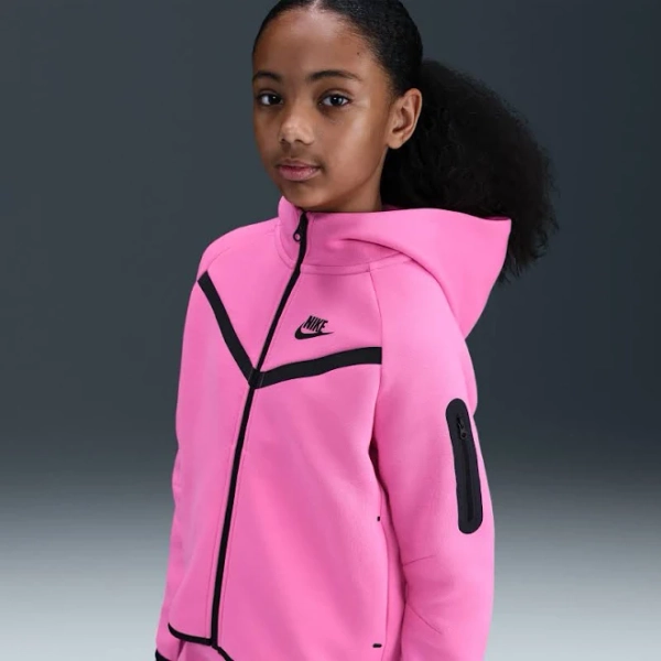 Nike Girls' Tech Fleece Full-Zip Hoodie