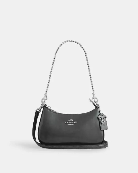 Silver Teri Mini Crossbody Bag