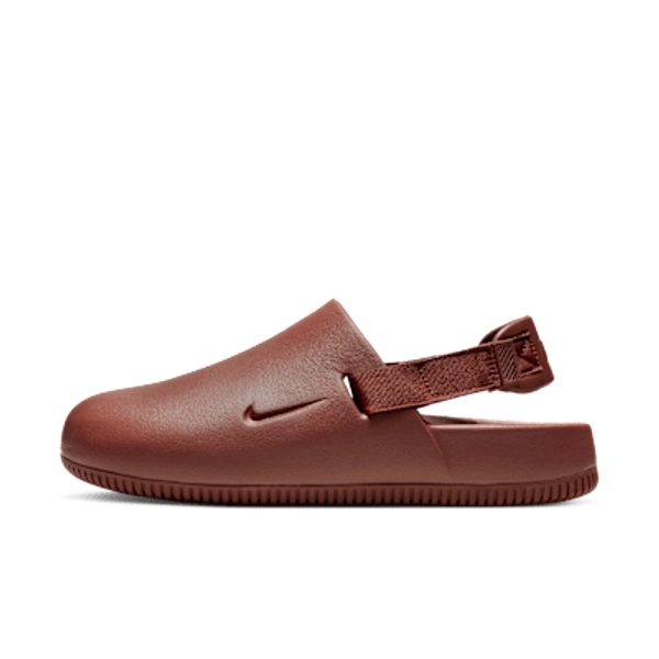 Nike Calm Women's Mules - Red Sepia/Red Sepia/Red Sepia - Size 5