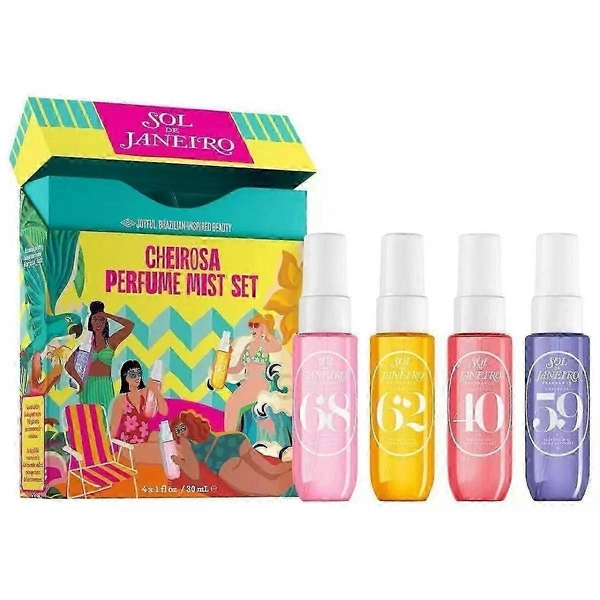 Braziliaanse parfumset 4x30ml Unieke, langdurige, exotische geur Ca...