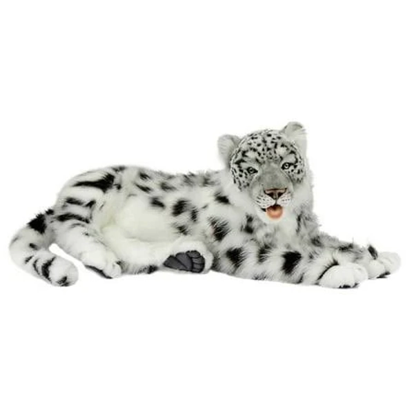 Hansa Snow Leopard Laying Plush Toy