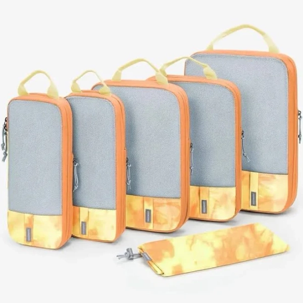 Bagsmart Compression Packing Cubes Travel Essentials Suitcase Organization