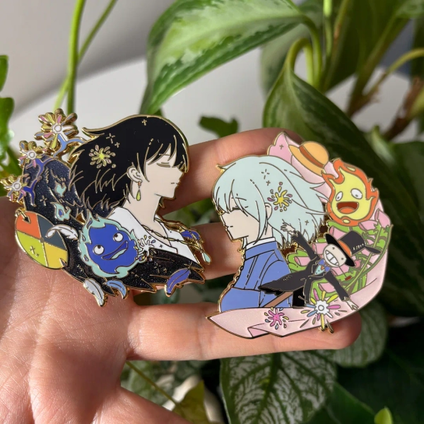 Howl & Sophie Enamel Pin Set |pre-order - Etsy
