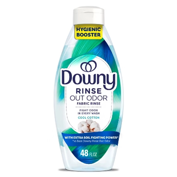 Downy Cool Cotton HE Compatible Rinse & Refresh Laundry Odor Remover and Fabric Softener - 48 fl oz