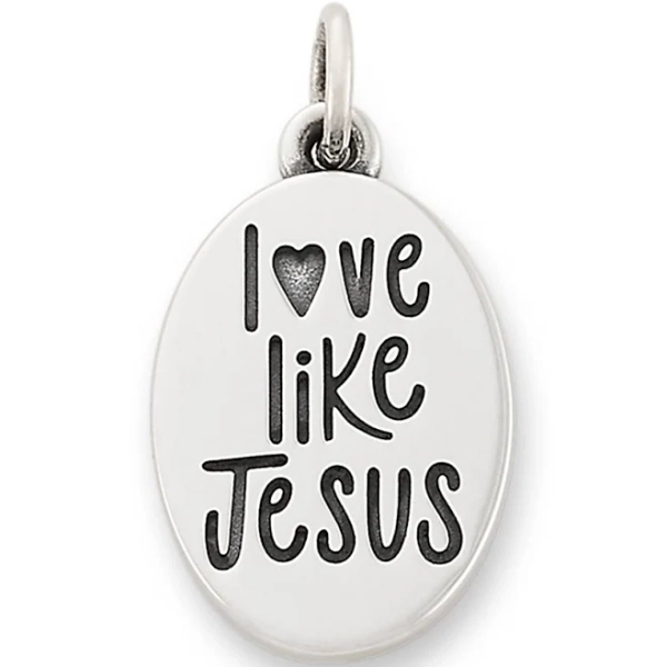 James Avery Sterling Silver Love Like Jesus Charm