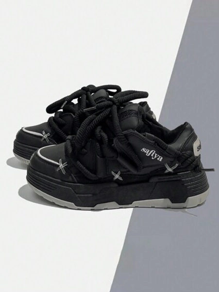New Fashionable Outdoor Lightweight Lace-Up Comfortable Casual Sports Shoes Sneakers For Women