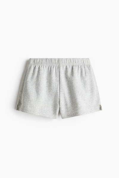 H & M - Sweatshorts - Light Gray Melange