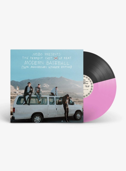 Modern Baseball The Perfect Cast LP Feat. Modern Baseball 30Th Anniversary Edition (Black & Pink) Vinyl LP Hot Topic Exclusive