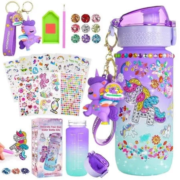 Decorate Your Own Water Bottle for Girls