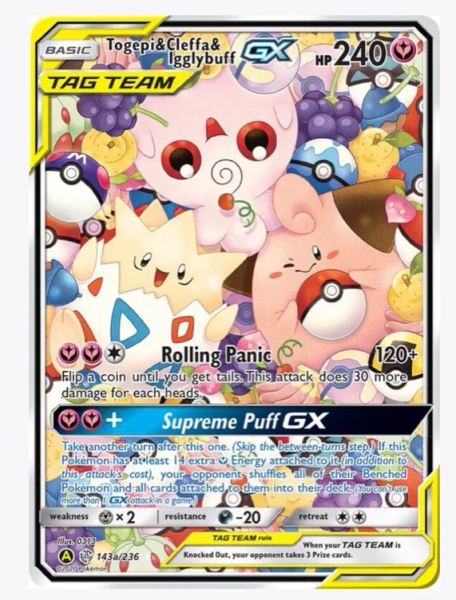 Togepi & Cleffa & Igglybuff GX - 143a/236