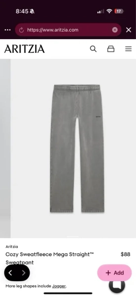 Cozy Sweatfleece Mega Straight™ Sweatpant
