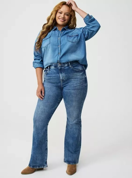 High-Rise Slim Boot Jean
