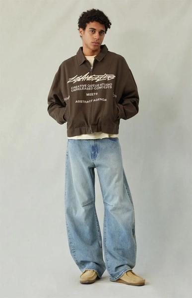 Mason Baggy Barrel Jeans Light Indigo