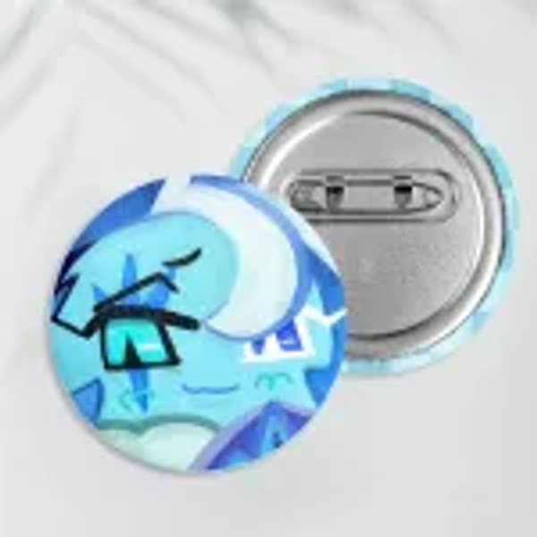 Shadow Milk Cookie - Cookie Run Kingdom Plush Badge by Squidboy - ACGGOODS