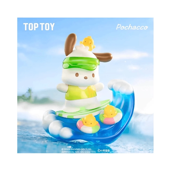 Sanrio Pochacco Holiday Beach Blind Box Figure by TOPTOY