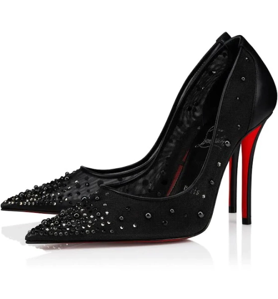 Christian Louboutin Women's Miss Z Degrastrass Perla 100 mm Pumps