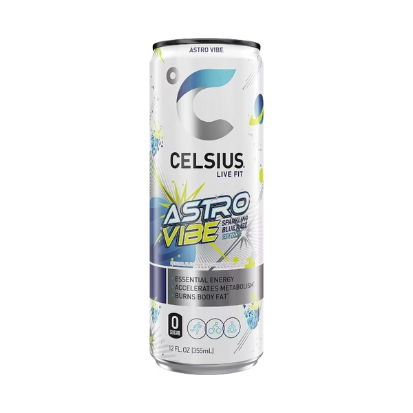 CELSIUS Sparkling Astro Vibe Sparkling Functional Energy Drink - 12 fl oz Single Can : Target
