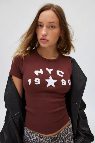 NYC 1990 Applique Baby Tee