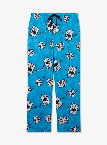SpongeBob SquarePants DoodleBob Allover Print Sleep Pants - BoxLunch Exclusive
