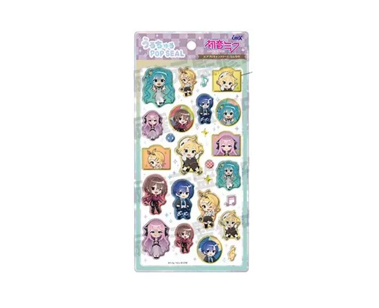 Hatsune Miku Uruchuru POP SEAL Hannari Sticker Set