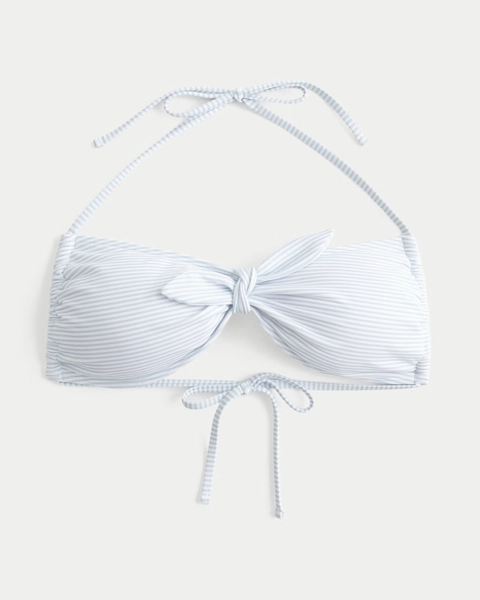 Front Tie Halter Bikini Top