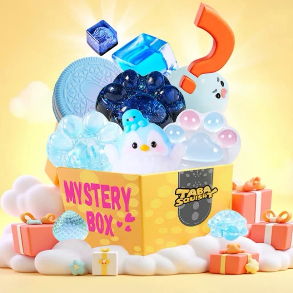 TABASQUISHY Blue Series Blind Bag Taba Squishy Squeeze Toys