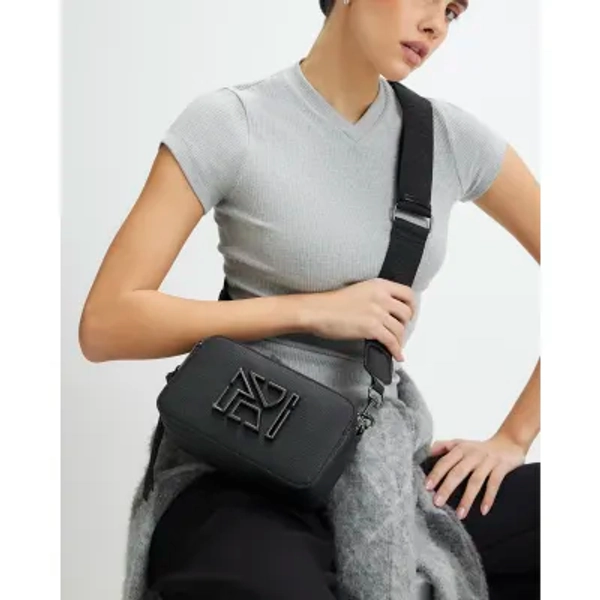 Black Crossbody Camera Bag