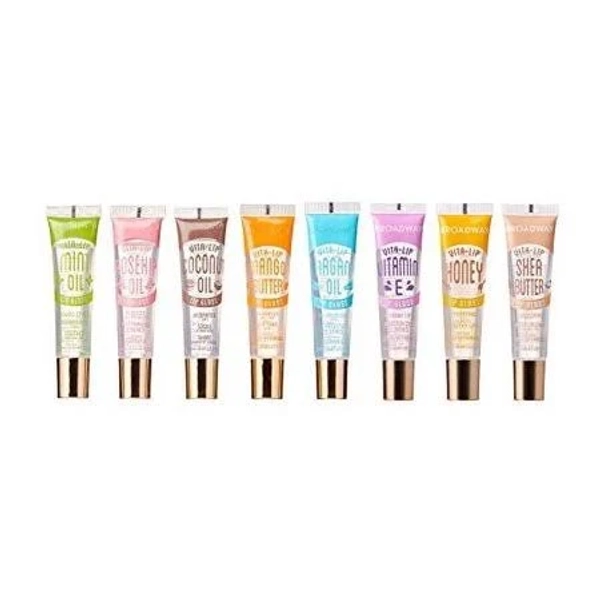 Ruby Kisses Broadway Vita- Lip Clear Lip Gloss 8 Pack