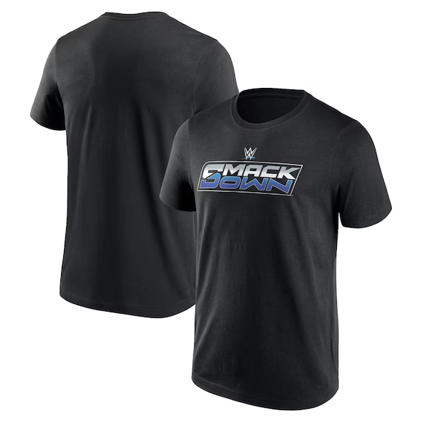 WWE SmackDown Logo Graphic T-Shirt - Black - Mens