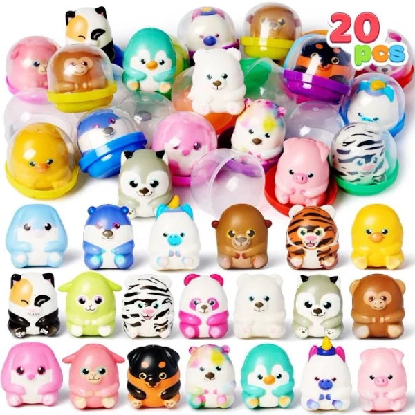 Joyin 20 Pcs Kawaii Animal Party Favors Squishy Toys