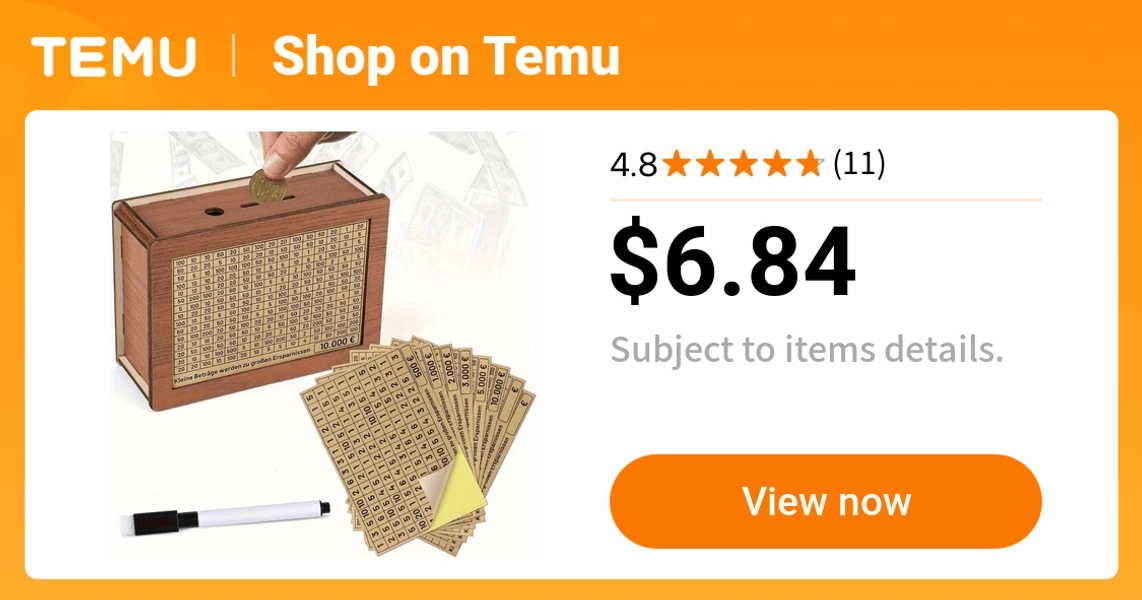 diy wooden coin bank 8 savings goals encourages saving - Temu