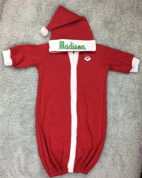 Personalized Baby Christmas Outfit