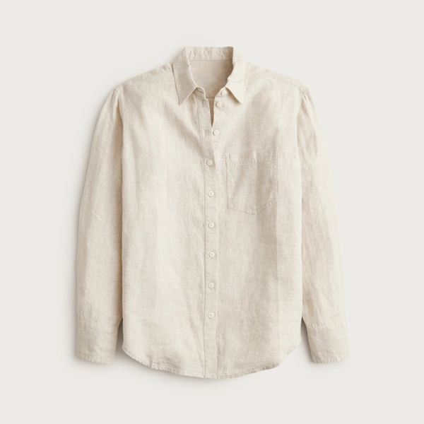 Gar&ccedil;on classic shirt in Baird McNutt Irish linen