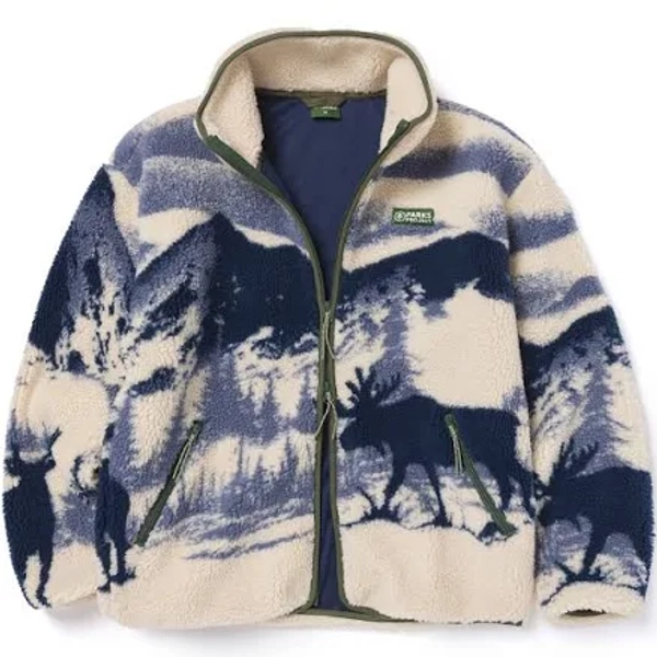 Parks Project Acadia Moose Full-Zip High Pile Fleece