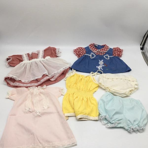 Vintage Baby Girl Clothes 70’s 80s Dresses Romper Bloomers Easter Made USA