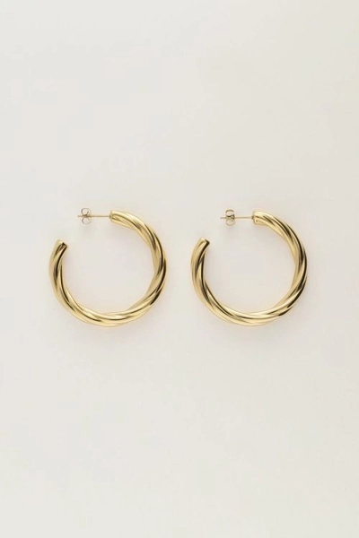Oorhangers met chunky twist | My Jewellery