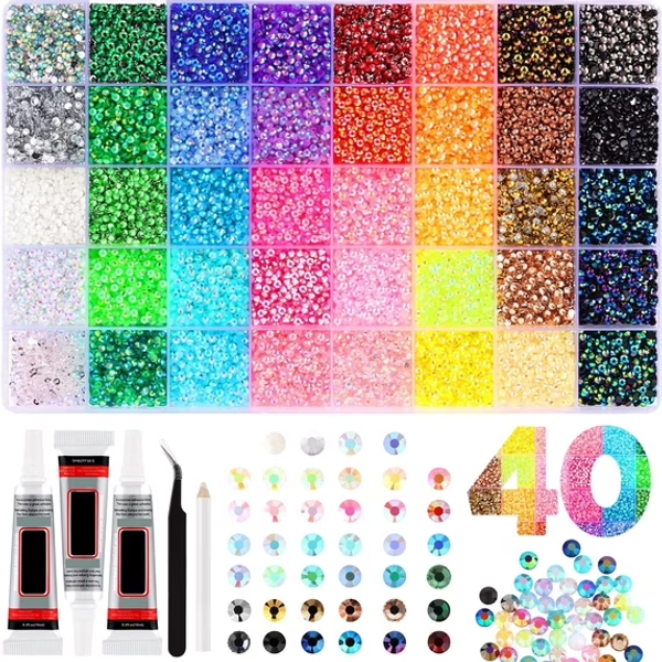 AMAZON 40 Color Bedazzling kit